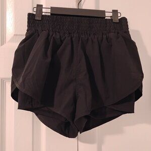 Womens Running Shorts High Waisted Size Small Black